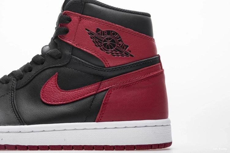 555088-001 Red Air 1 High Jordan Banned Black Retro  1226